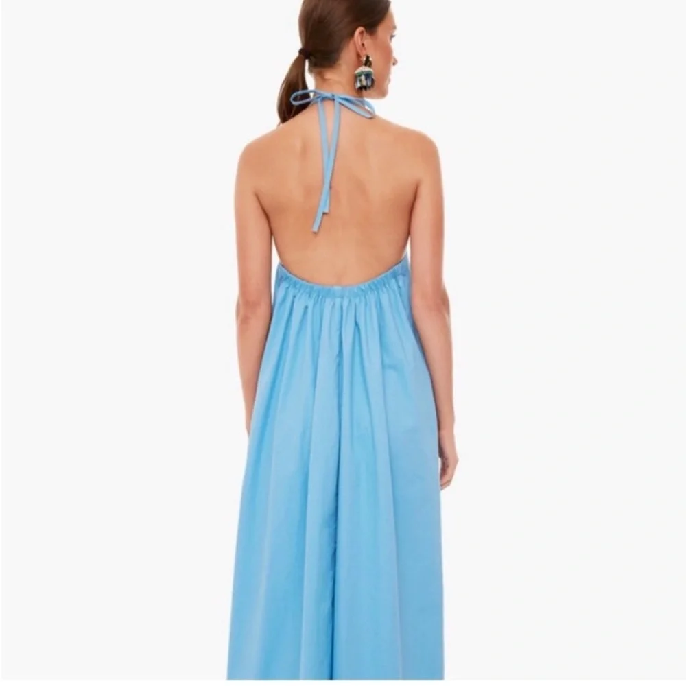 Tuckernuck Sky-Blue Halter Maxi Dress - Picture 2 of 15